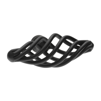 Knop Claire zwart 62mm
