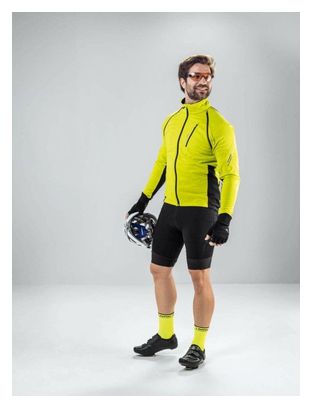 Loeffler veste de cyclisme à manches longues M Bike Zipp-off San Remo 2 WS-jaune