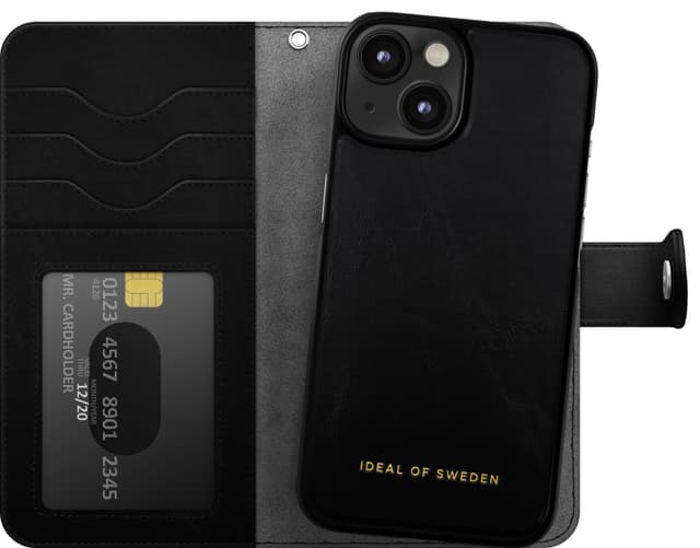 IDEAL OF SWEDEN Magnet iPhone 16e/15/14/13 pungetui (sort)