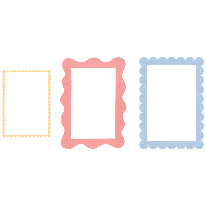 SIZZIX Stanzformen Thinlits Fun Borders, 6 Stück