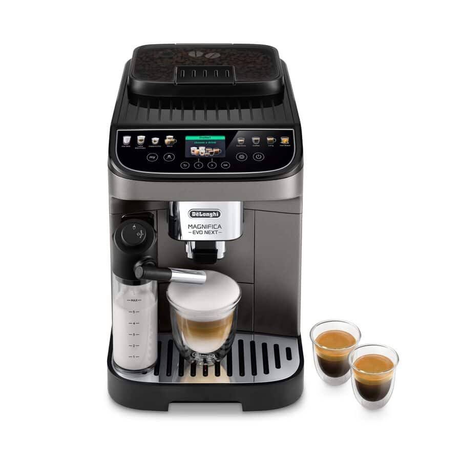 De'Longhi Volautomatische Espressomaschine mit Milchschäumer und Touch-Display
