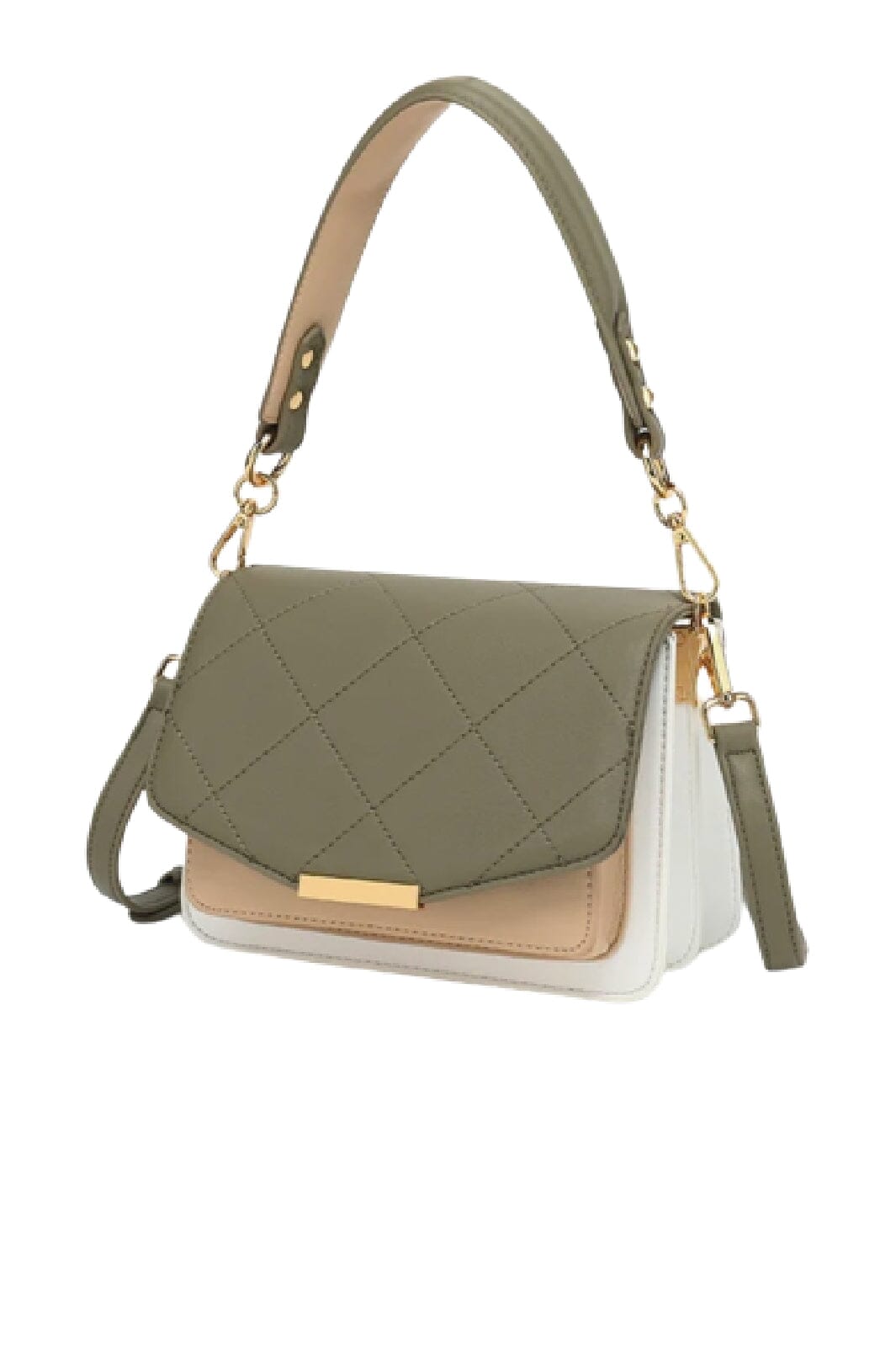 Noella Blanca Multi Compartment Bag army white beige