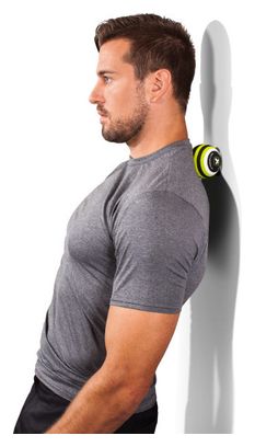 Balle massage MB1  10 cm  mousse multi-densité  soulage muscles efficacement