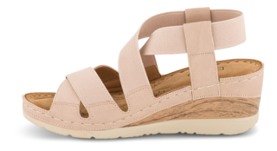 B&CO Damesandal med hæl Beige 4213102180