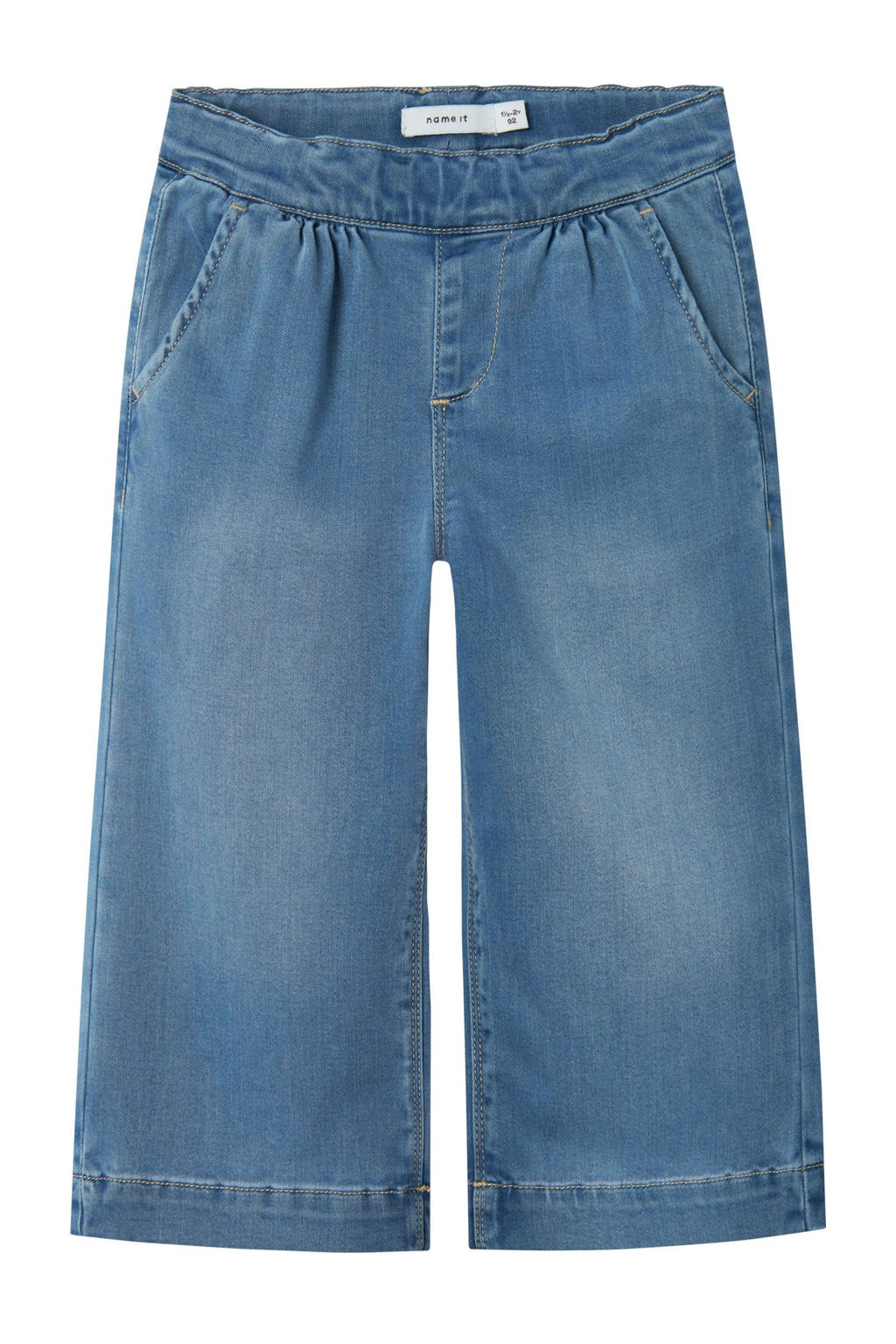 NAME IT wide leg jeans NMFBELLA medium blue denim