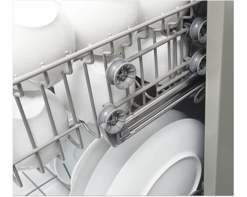 Amica EGSP 566 101 E semi-geïntegreerde vaatwasser, 60 x 87 x 58 cm, voor 14 couverts, 9,8 l inhoud, 44 dB(A)