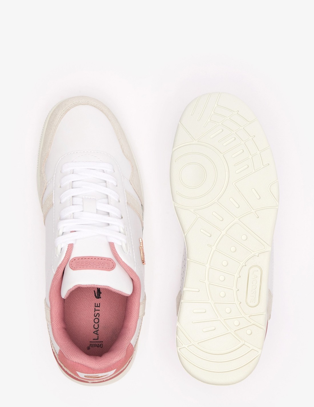 lacoste Basket de ville Femme t-clip 124 6 sfa blanc/rose