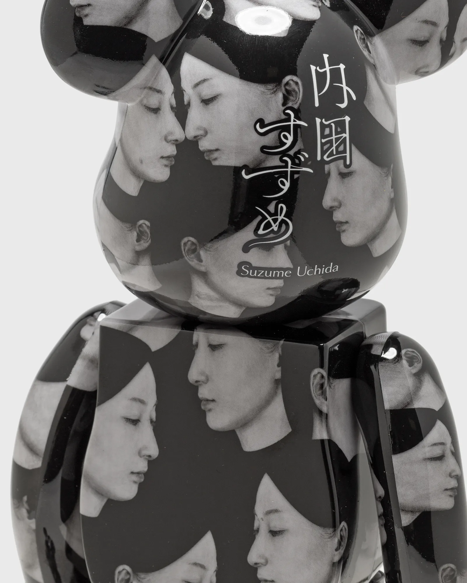 MEDICOM BEARBRICK 400% BLACK SCANDAL MULTIPLE SELVES 2-PACK