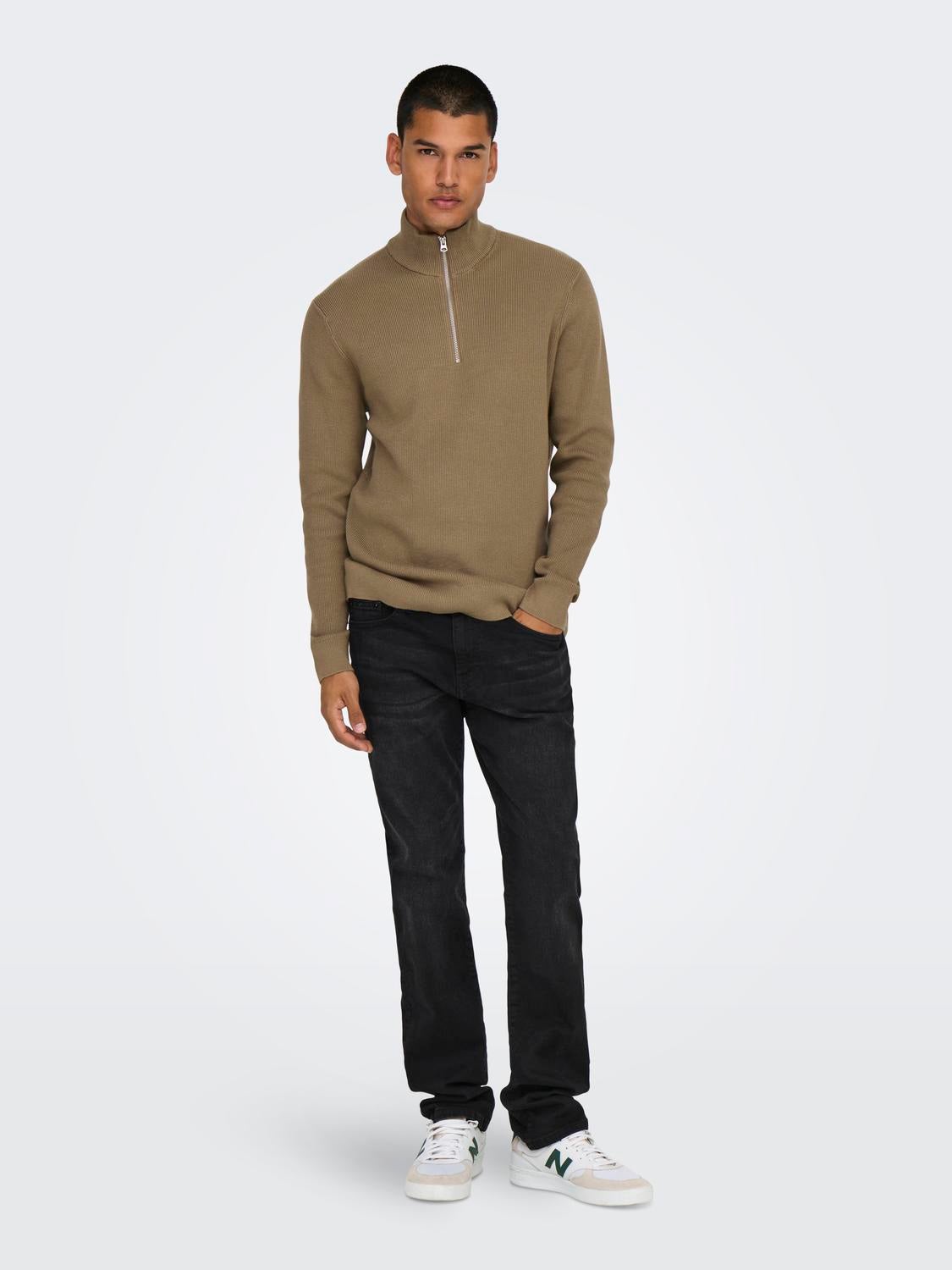 ONSWEFT Mittlere Taille Slim Fit Jeans Black Denim
