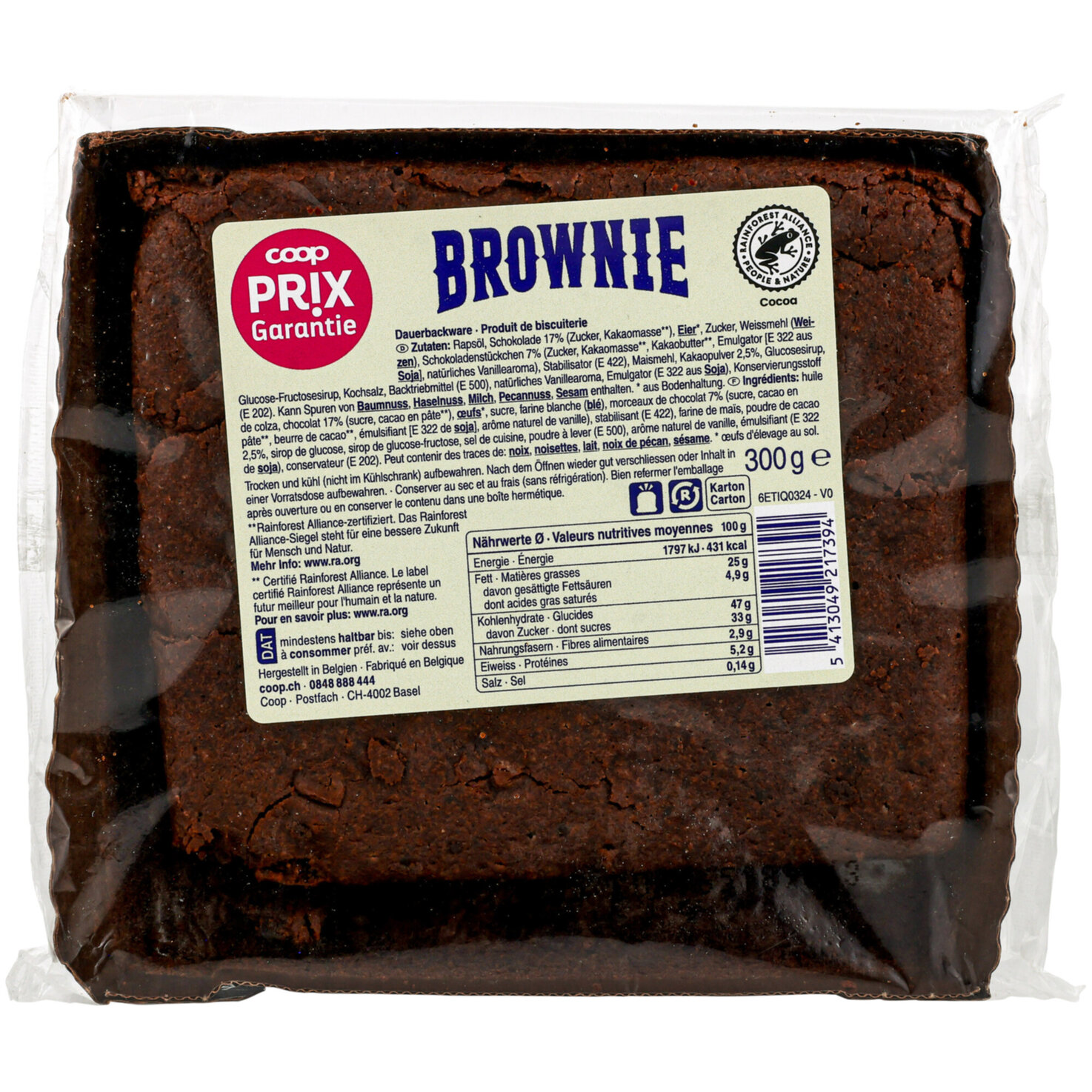 Prix Garantie Brownie