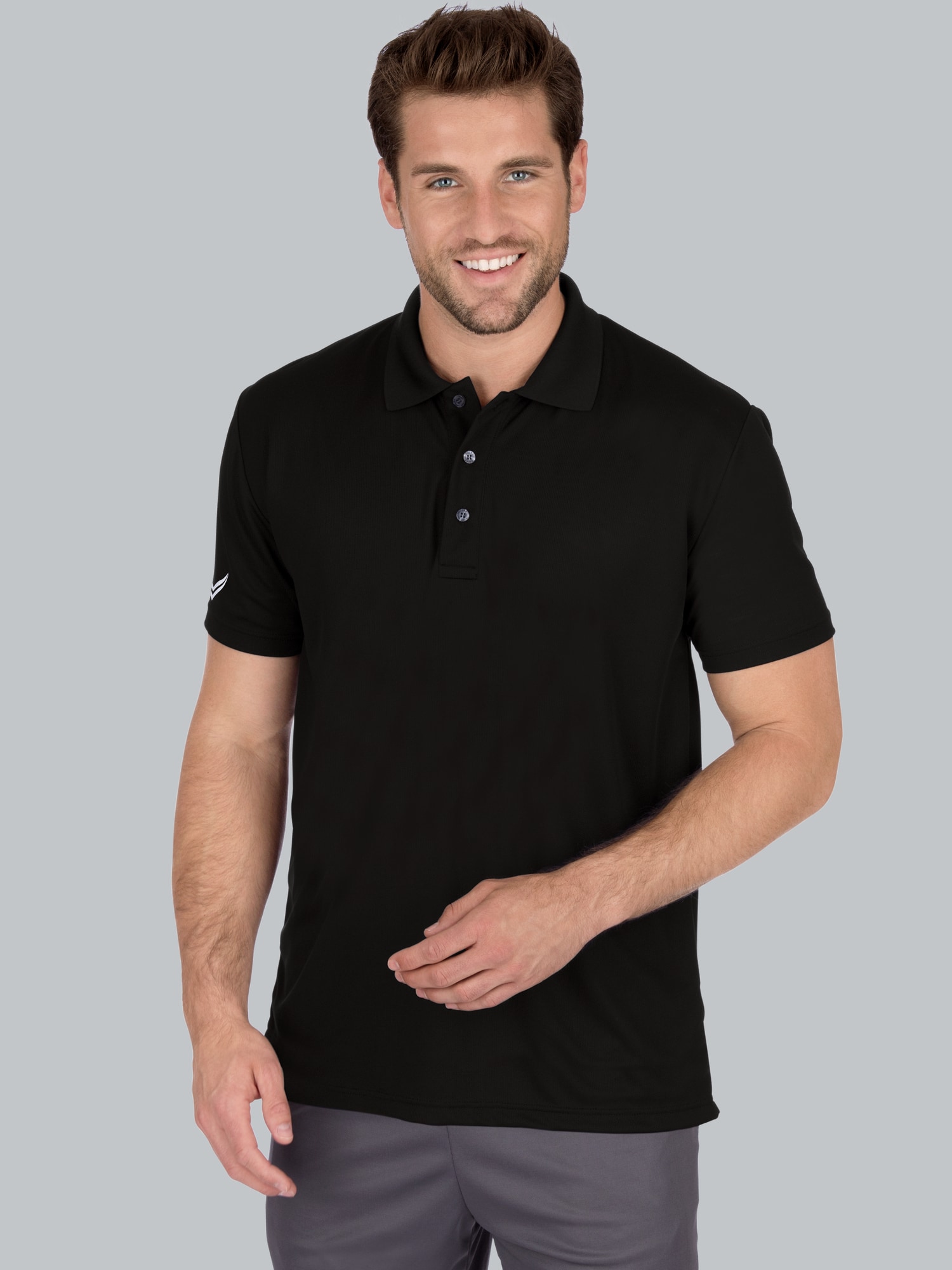 Klassisches Poloshirt COOLMAX® Schwarz