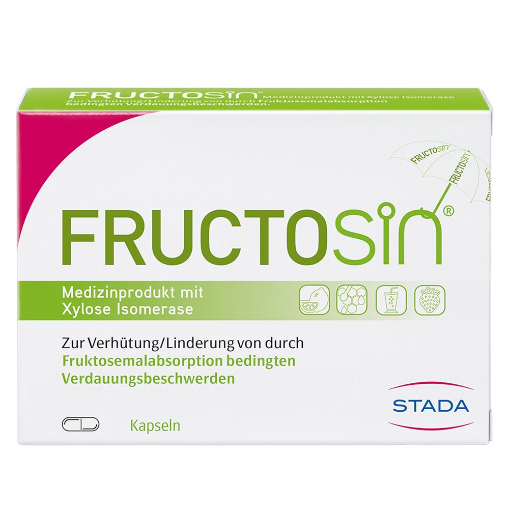 FRUCTOSiN® - zur Linderung von durch Fruktosemalabsorption bedingten Verdauungsbeschwerden