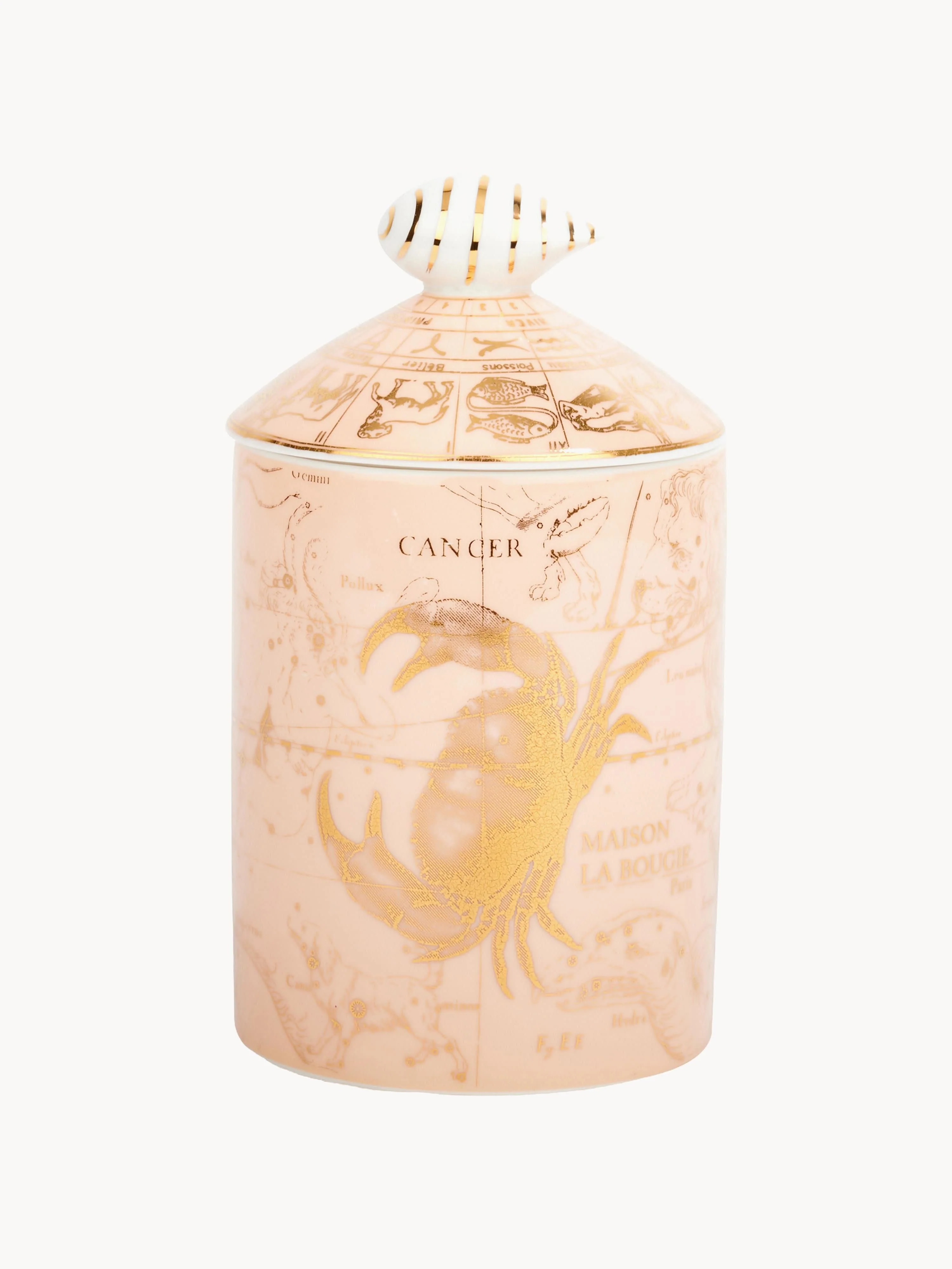 Handgemaakte geurkaars Cancer (bergamot & vetiver)