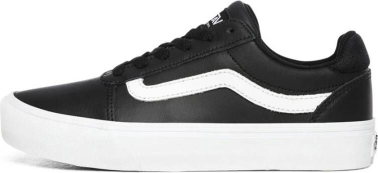 Vans Ward Deluxe Dames Sneakers (Tumble) Black White