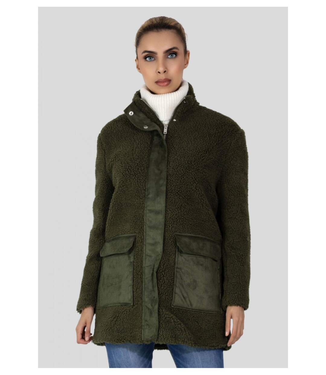 Manteau molletonné