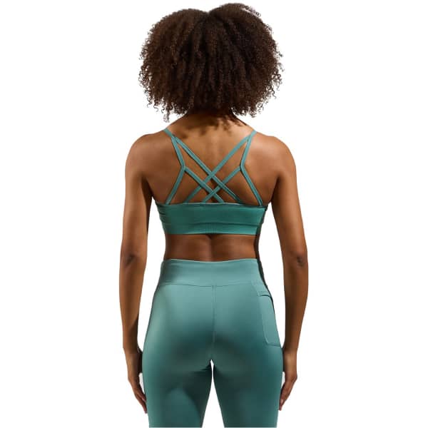 Brassière running ODLO SPORTS BRA SEAMLESS SOFT W ARCTIC/GREY MELANGE