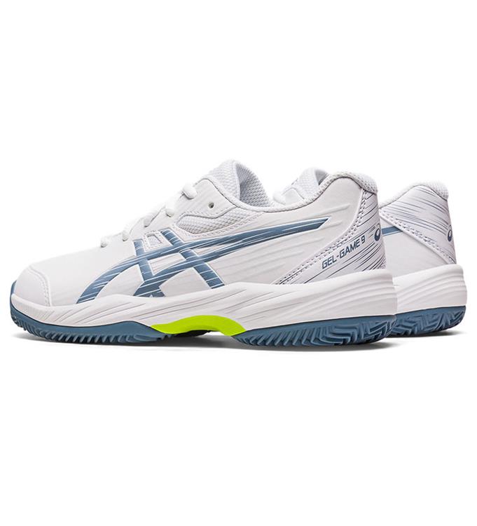 ASICS WHITE-STEEL-BLUE