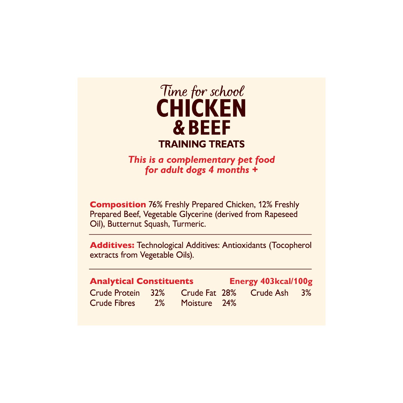 LILY'S KITCHEN Trainingssnacks für Hunde Adult Huhn & Rind 70 g