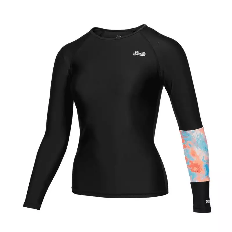 Lycra femme MYSTIC Jayde LS Rash Vest Rainbow