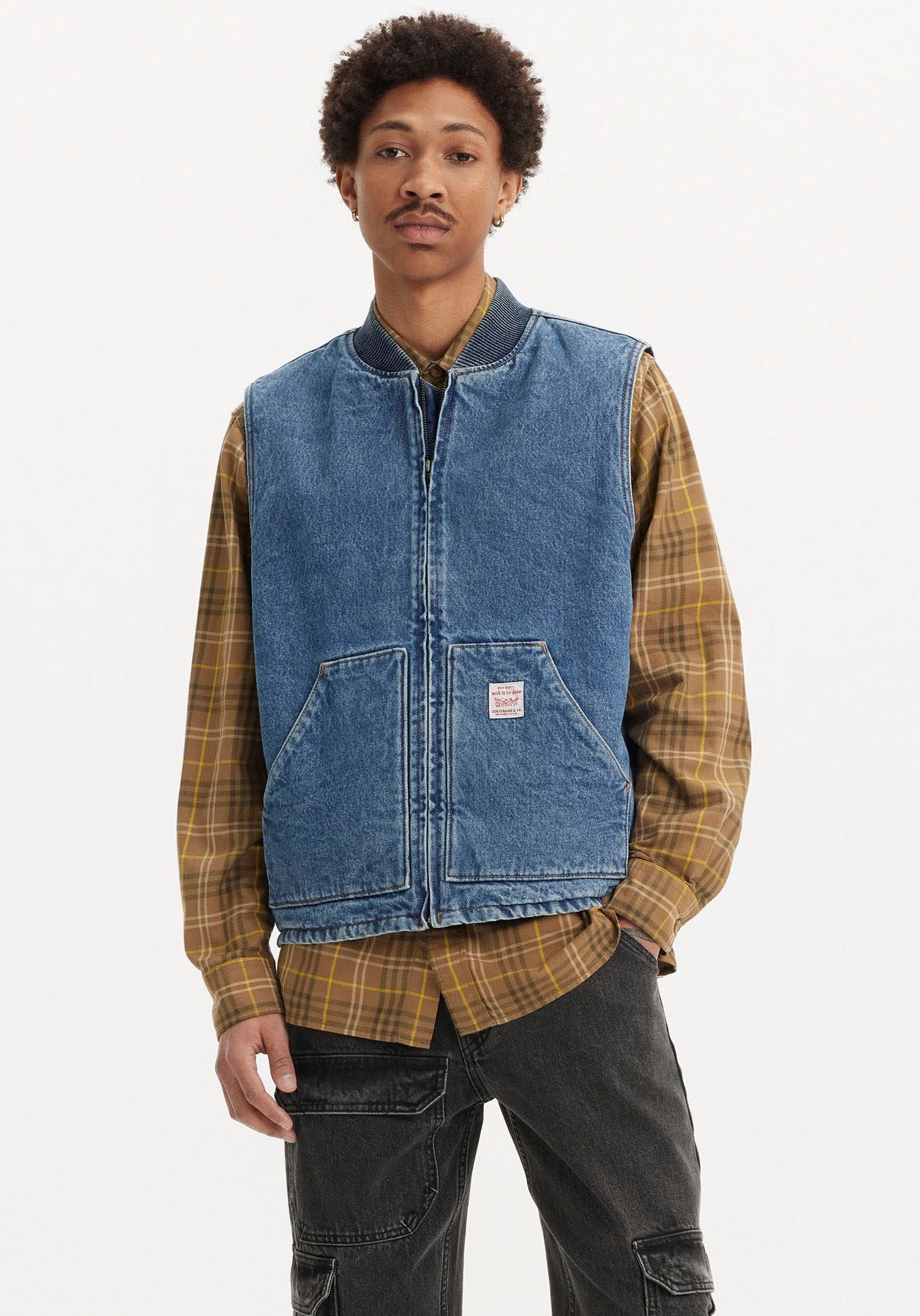 Levi's® Jeansweste »SANSOME«, mit Reissverschluss