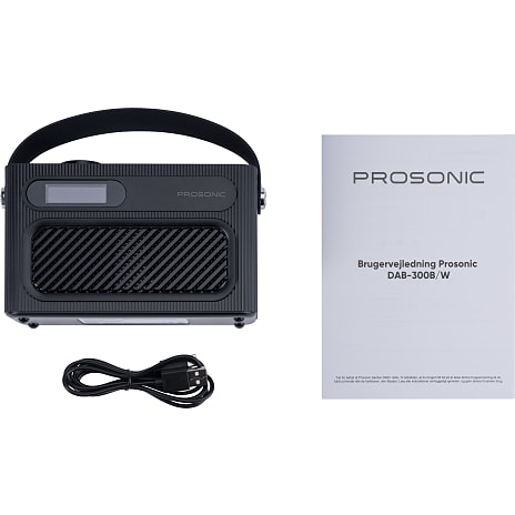 Prosonic DAB-300 radio - sort