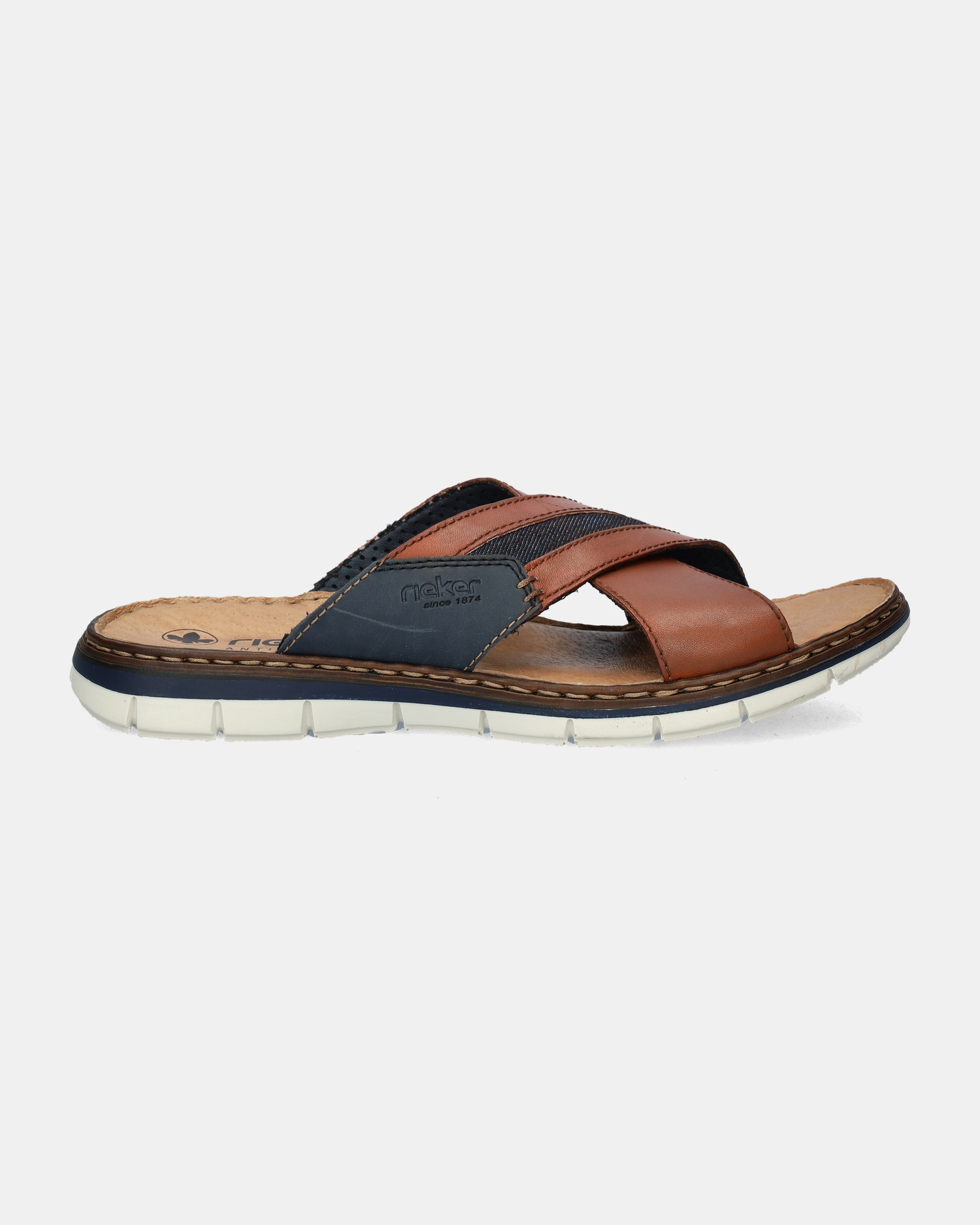 Rieker Slippers  - cognac
