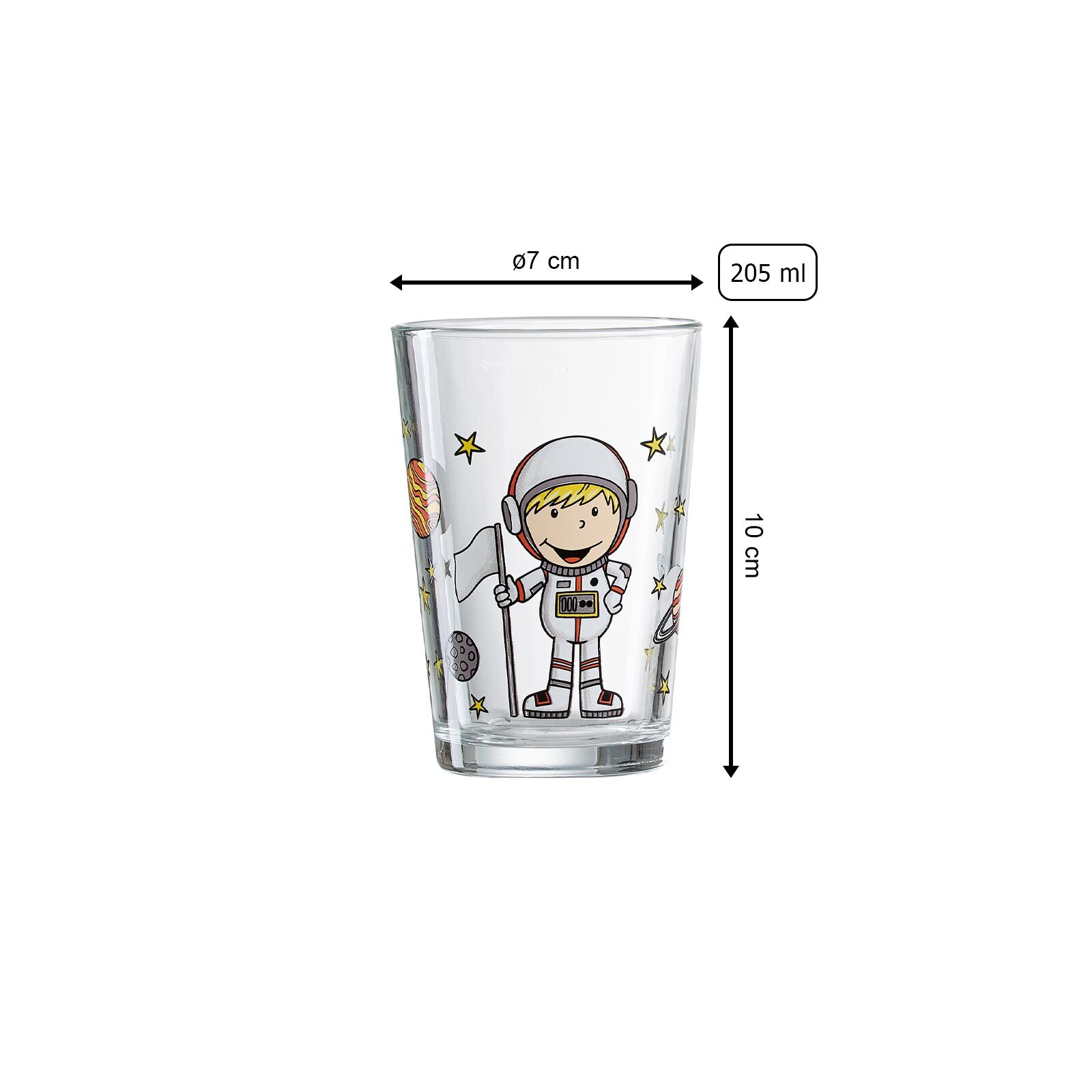 Ritzenhoff & Breker Kindergläser Berufe Jungen 205 ml 3er Set