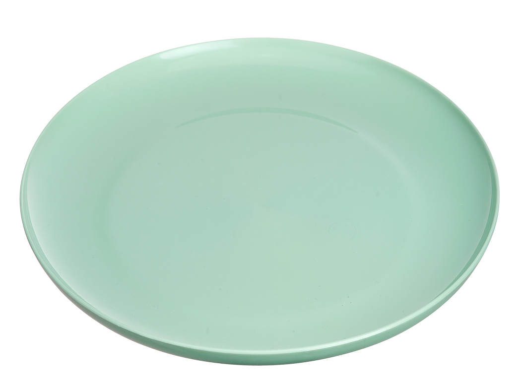 PRATO REUTILIZÁVEL ACTUEL EM PLÁSTICO VERDE 21CM