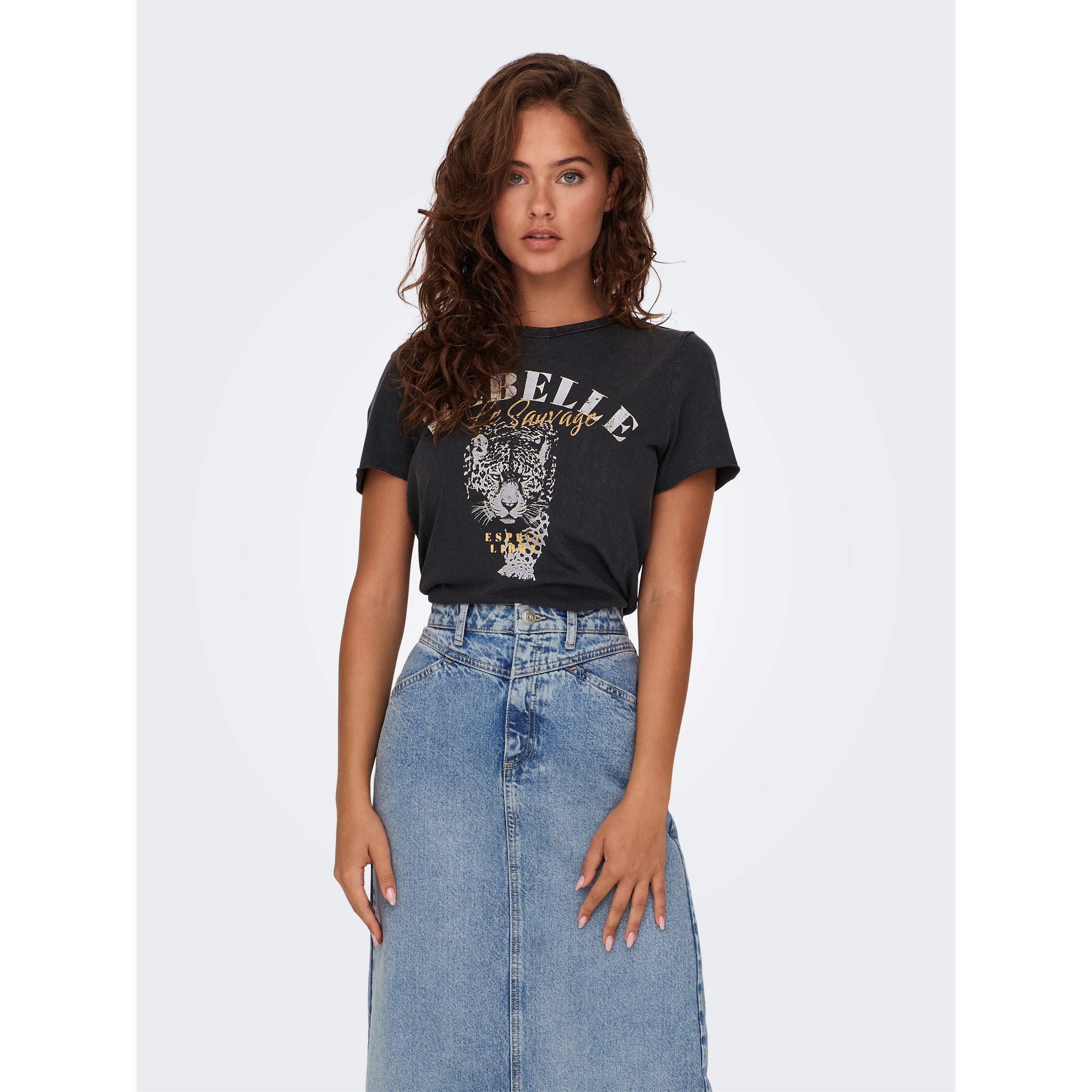 Only Lucy Short Sleeve Graphic T Shirt