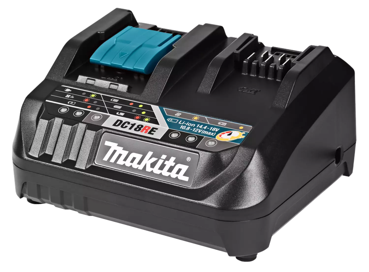 Makita DC18RE 10.8 - 14.4V - 18V Li-Ion Accu oplader met actieve koeling