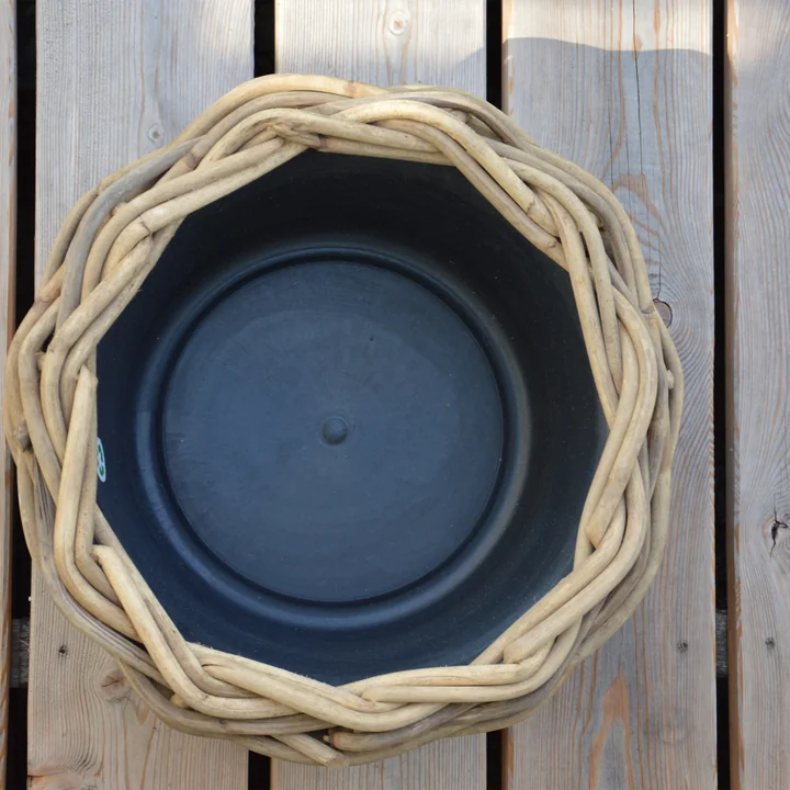 Jan Kurtz - Palau Korb, Ø 83 cm, H 61 cm, Rattan natur