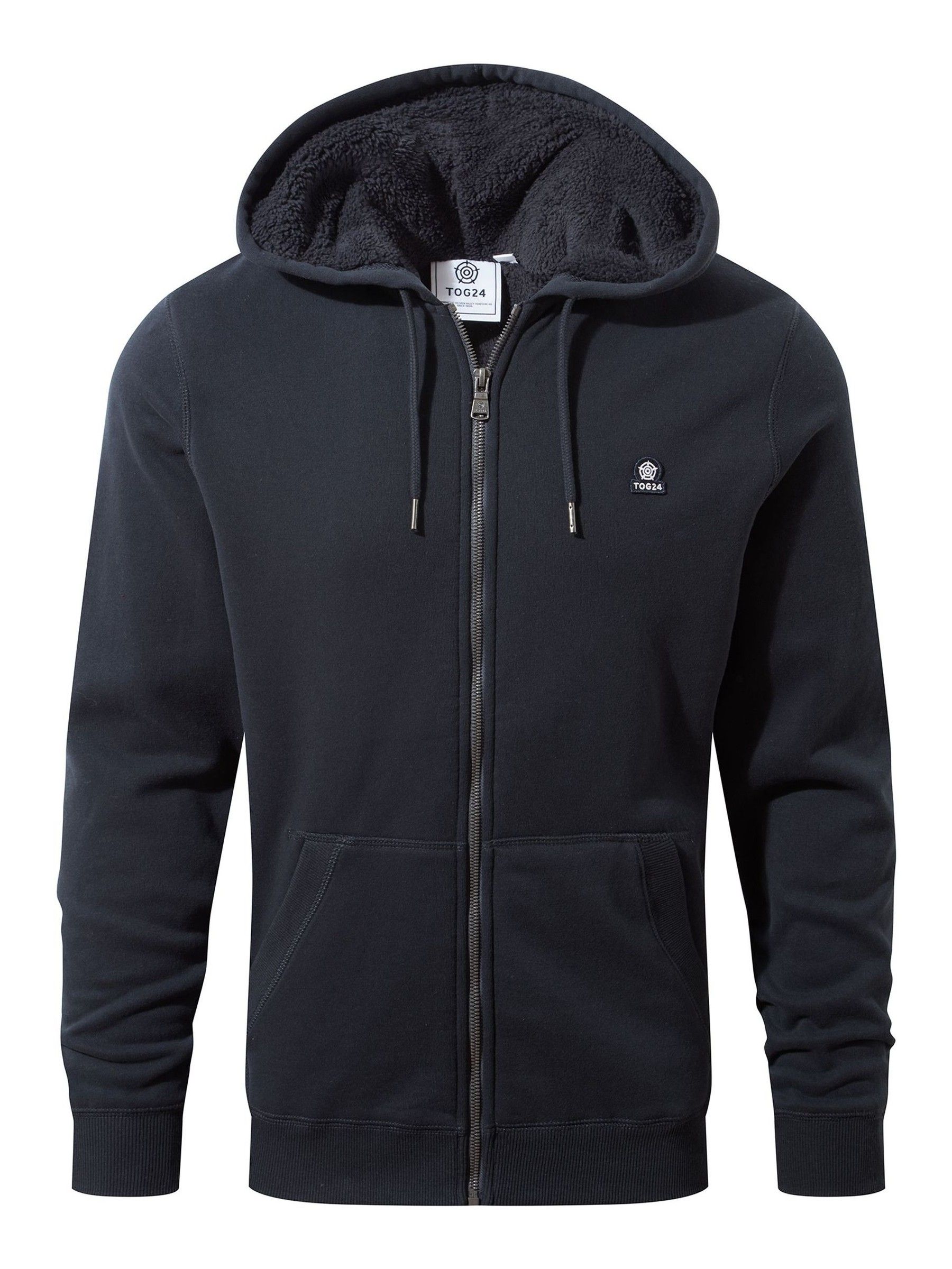 Blauw - Tog 24 Timble Sherpa gevoerde hoodie