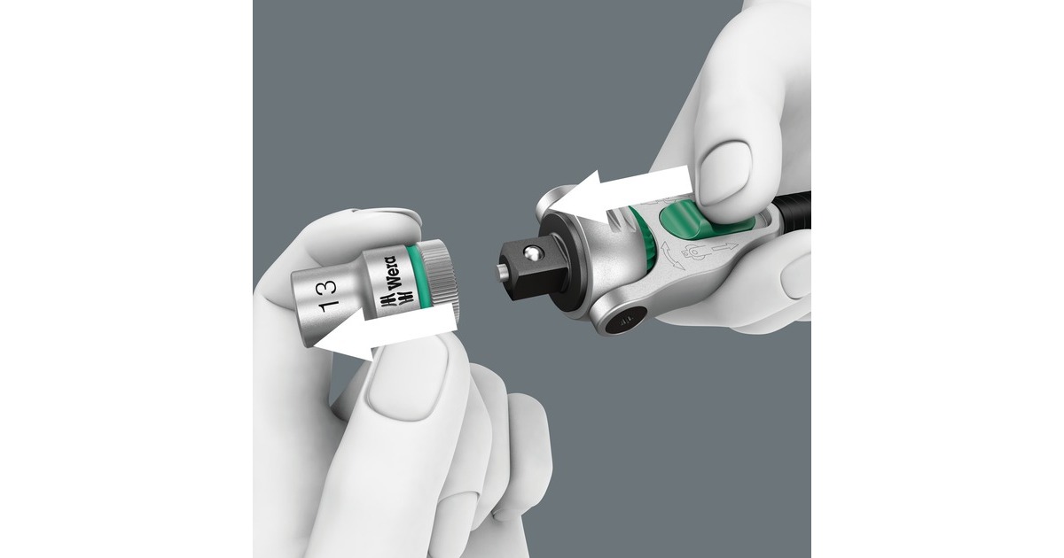 Wera8100 SA 2 Zyklop Speed ratelset 1/4