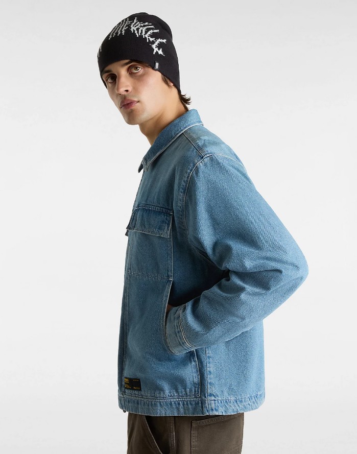 Vans Mcavoy Denim Station Jacket Stone Wash