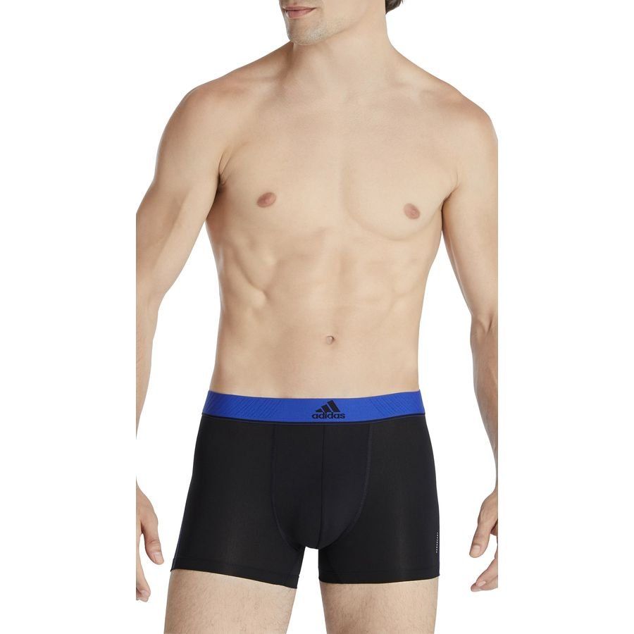 adidas Boxers Active Micro Flex Eco Pack de 3 - Noir/Vert/Bleu