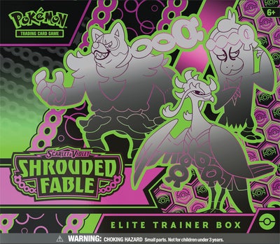 Pokémon Scarlet & Violet Shrouded Fable Elite Trainer Box Samlekort
