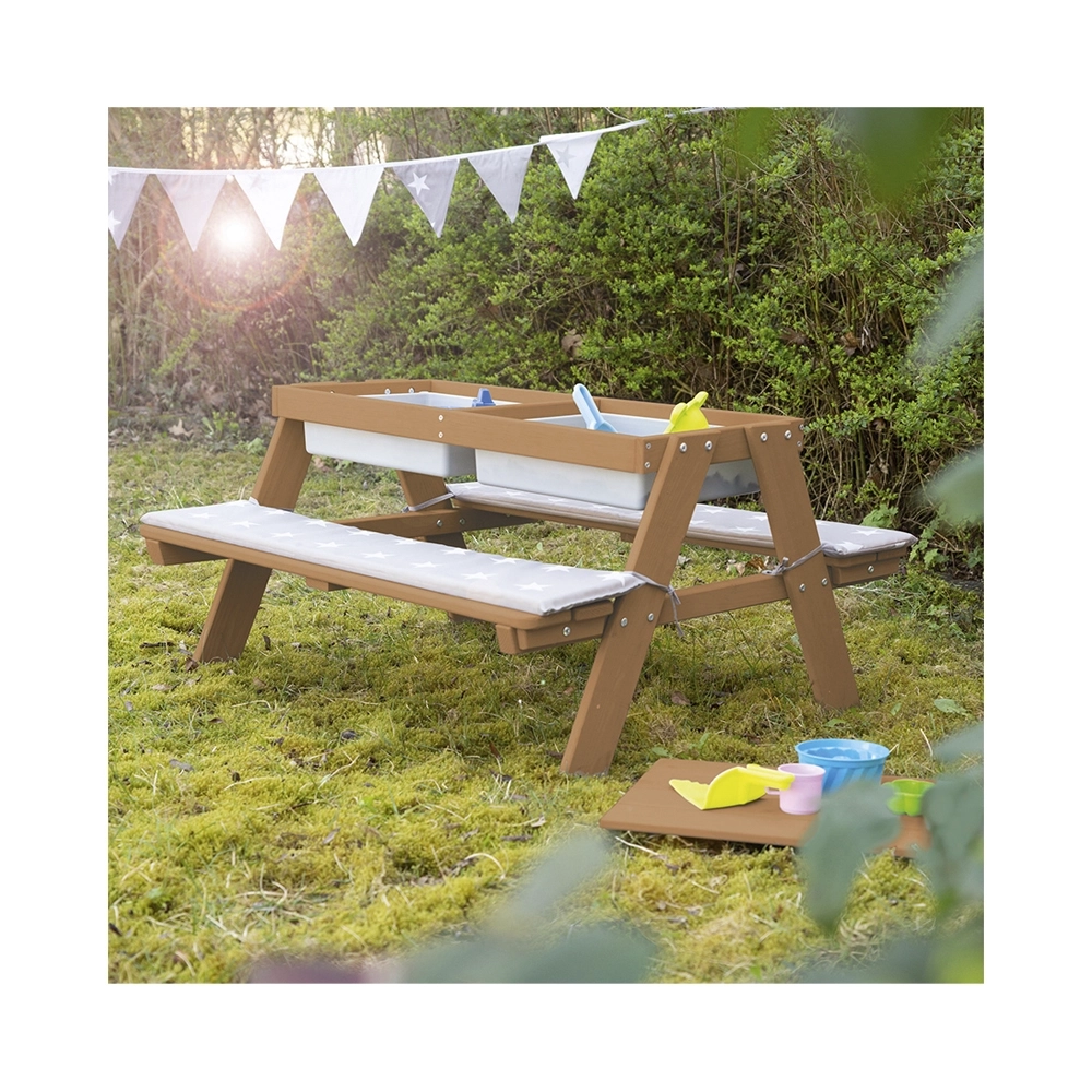 roba Kindersitzgarnitur Outdoor mit Spielwannen und Bankkissen
