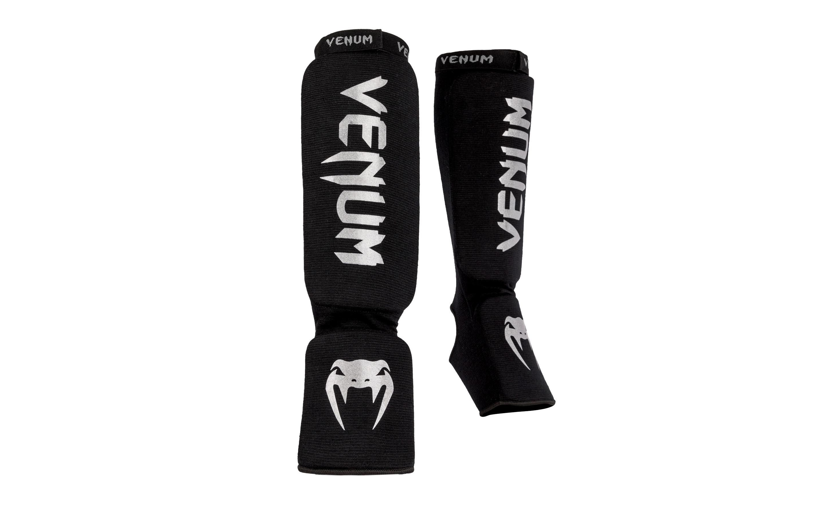 Kontact Shin Guards Schwarz/Silber, MSchienbeinschoner