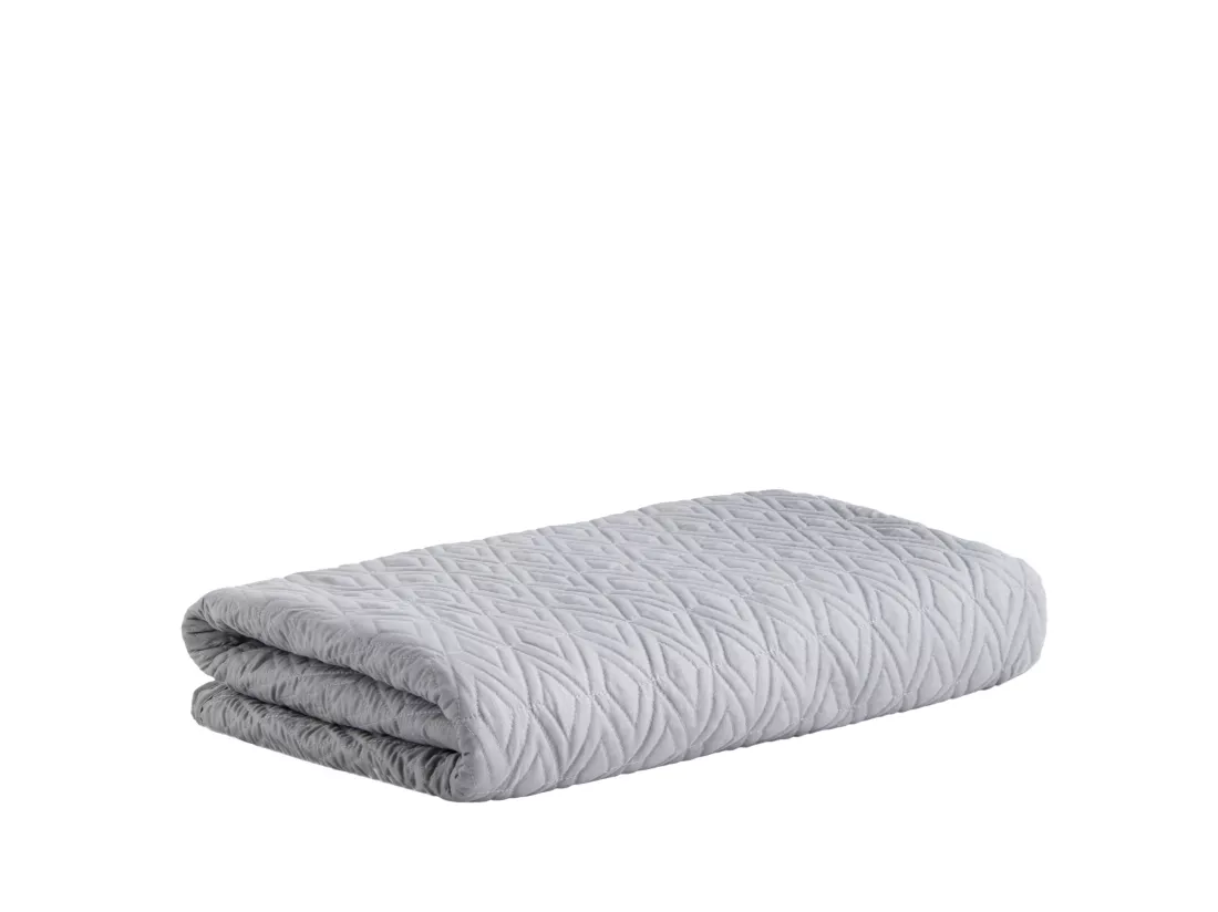 Jeté de lit Miliova Gris Polyester 200x220