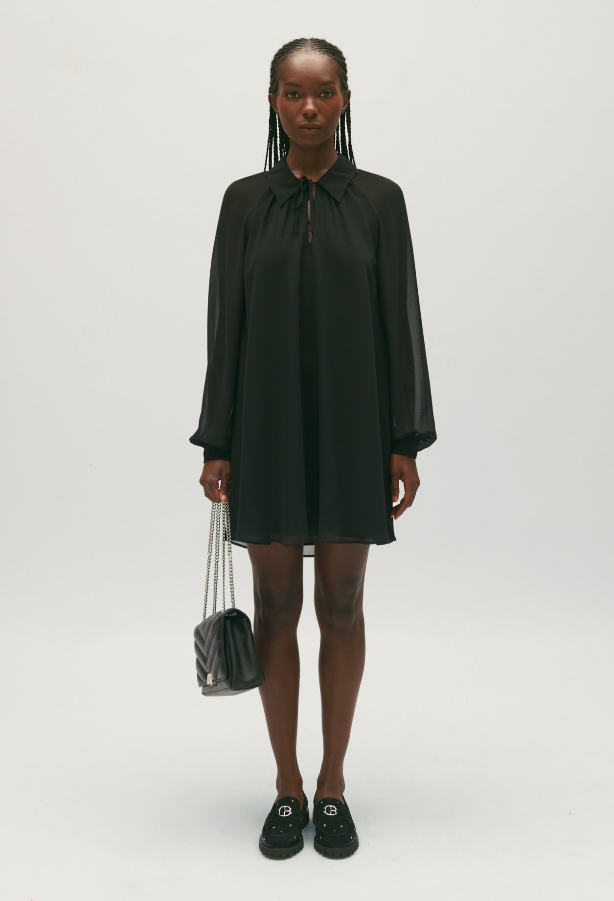 Robe courte fluide