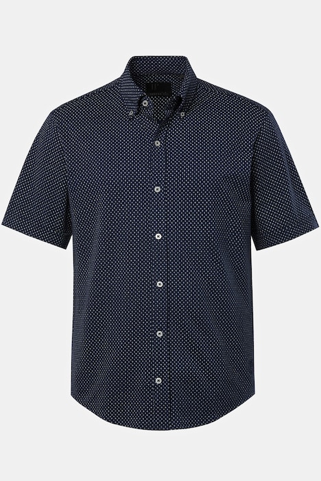 Piqué-Hemd, Halbarm, Buttondown-Kragen, Modern Fit, bis 8 XL