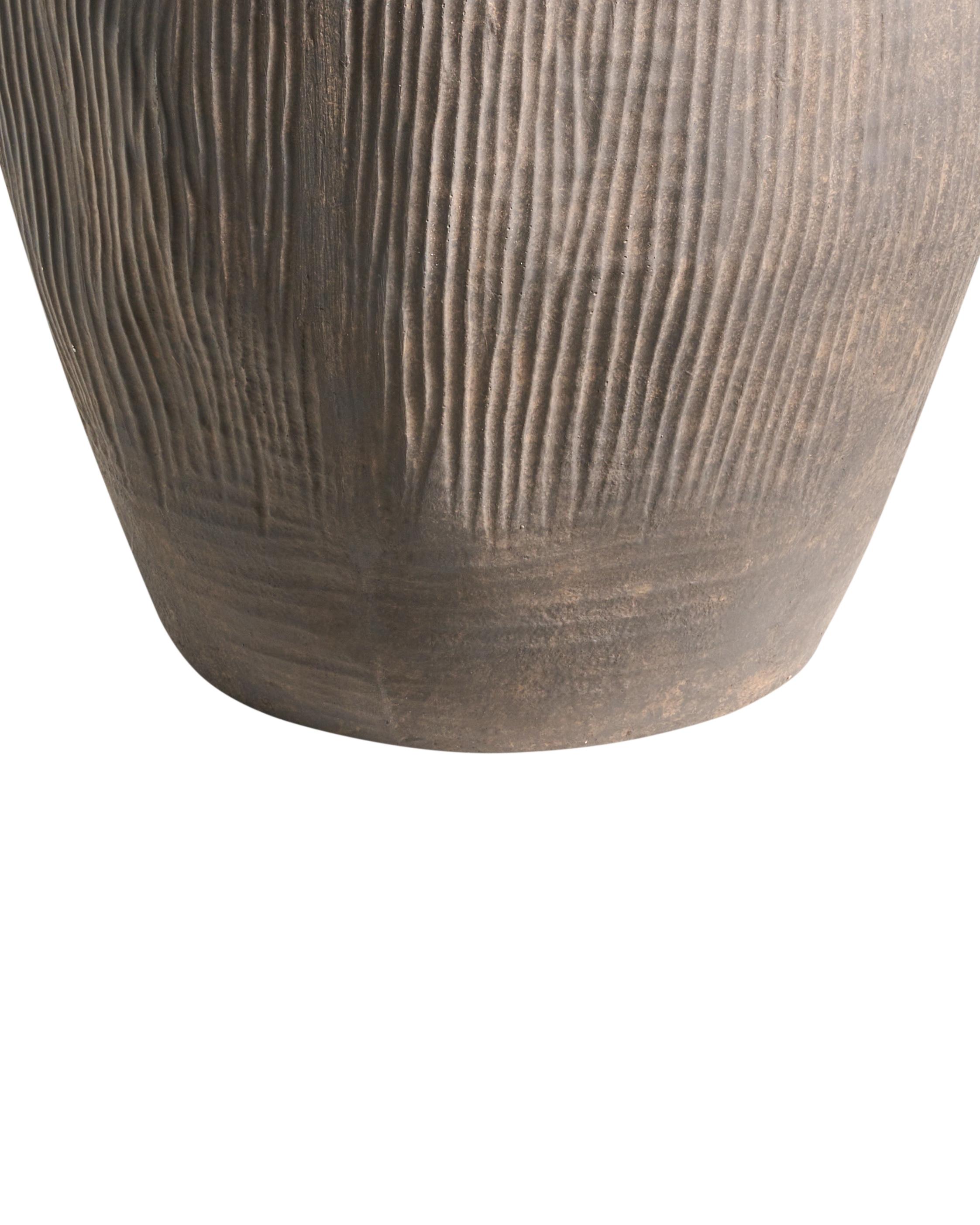 Bloemenvaas KATERINI 40 cm Bruin