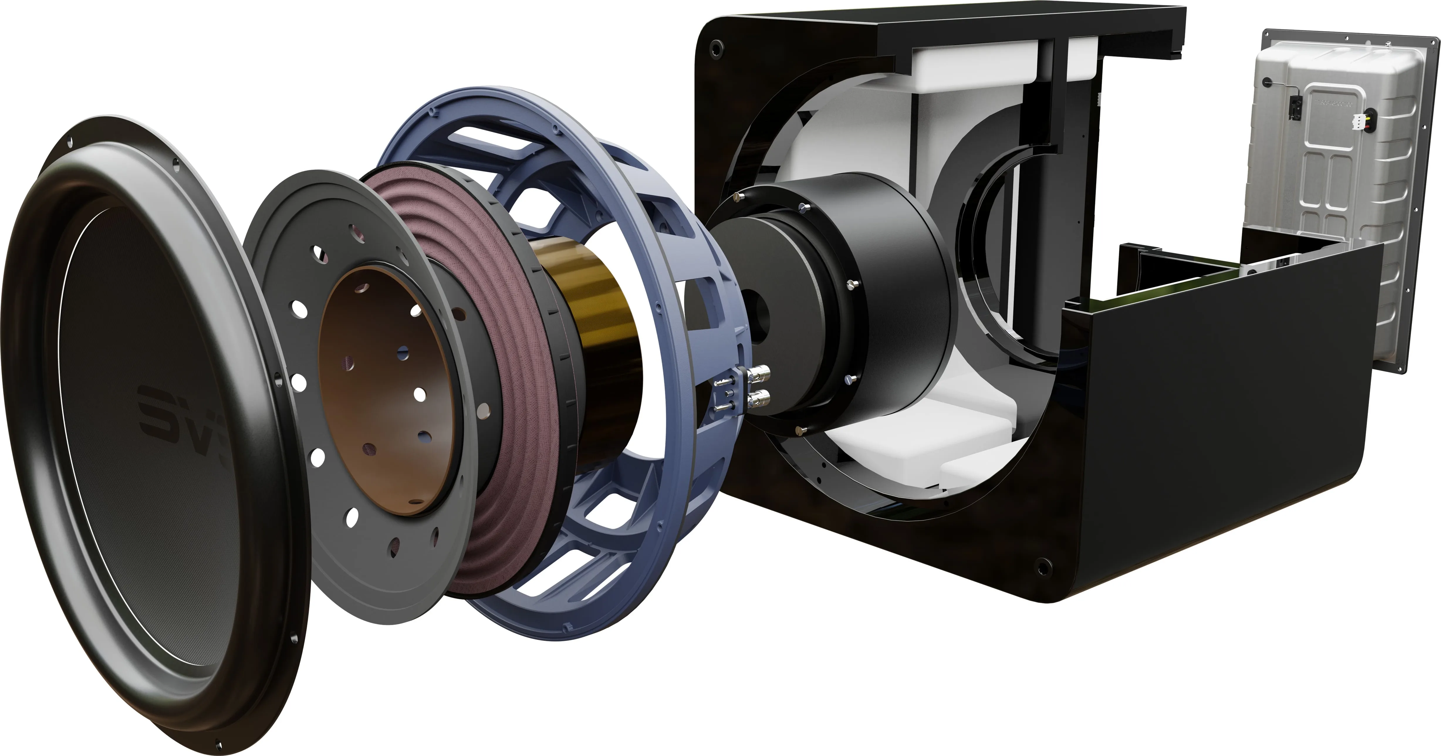 SVS SB-17 Ultra R Evolution Bois noir Caissons de basses