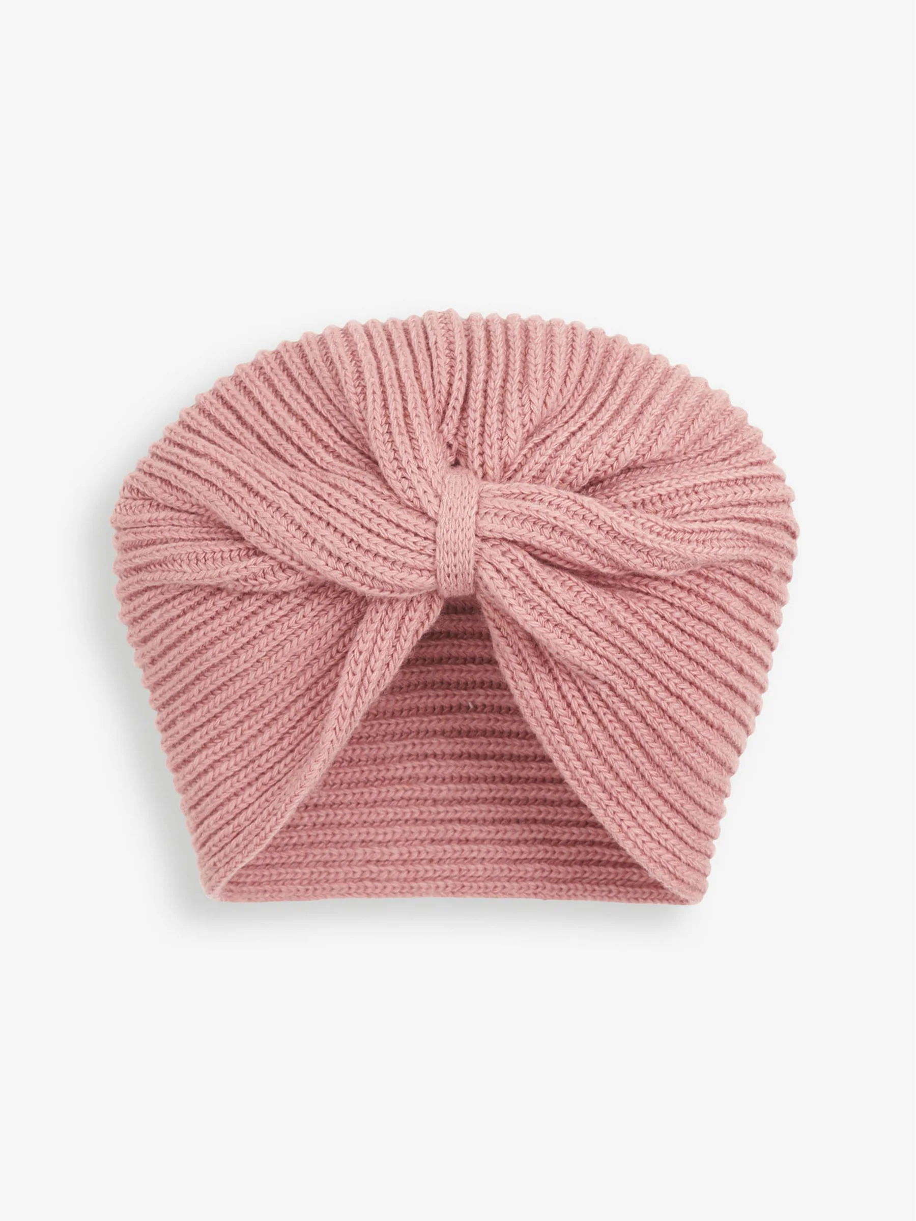 Roze - JoJo Maman Bébé - Gebreide tulband voor meisjes