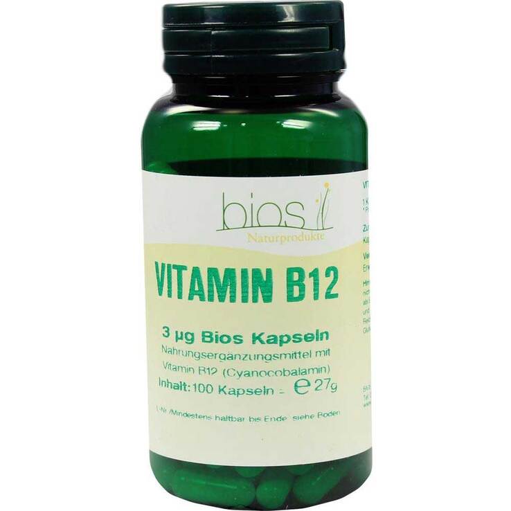 Vitamin B12 3 µg Bios Kapseln, 100 St