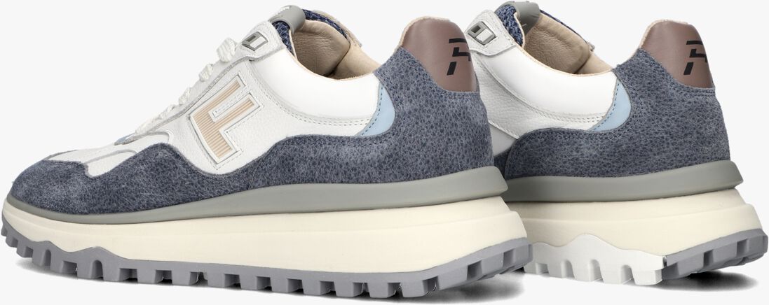 witte floris van bommel lage sneakers sfm-10238 de gripper