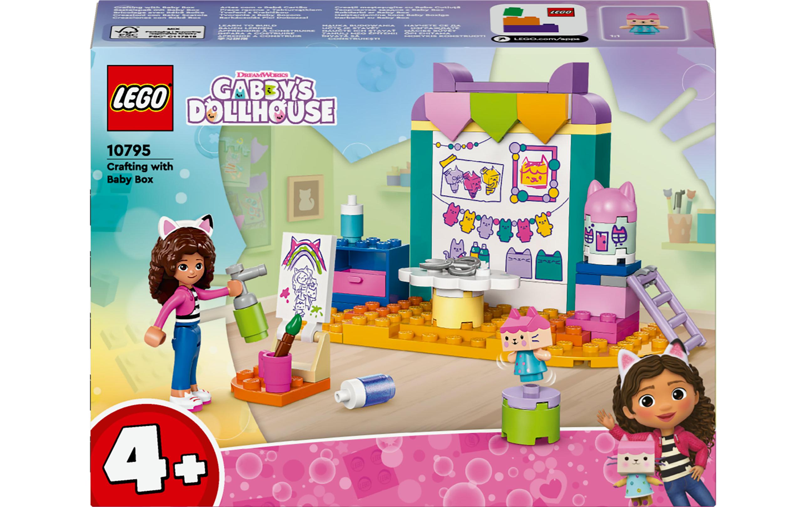 Gabby's Dollhouse Bastelspass mit Baby Box 10795Kreatives Puppenhaus-Spielset
