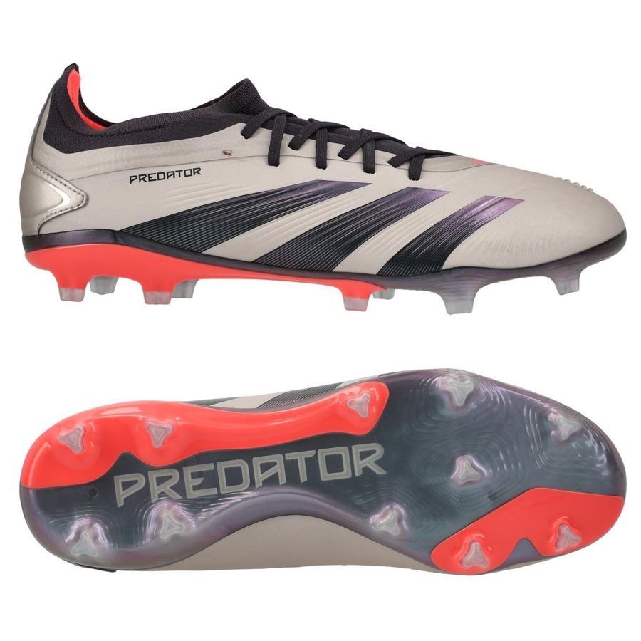 adidas Predator Pro FG Vivid Horizon - Argenté/Aurora Black/Turbo