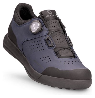 Chaussures VTT Homme Scott MTB Shr-alp Boa Bleu/Noir