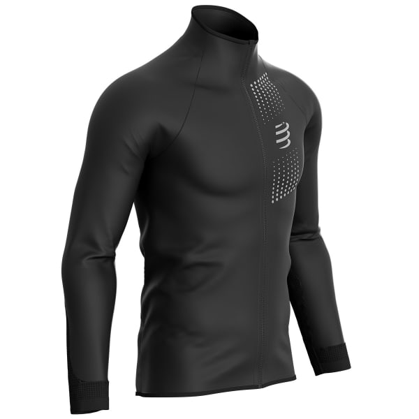 Veste trail COMPRESSPORT HURRICANE WINDPROOF JACKET M BLACK